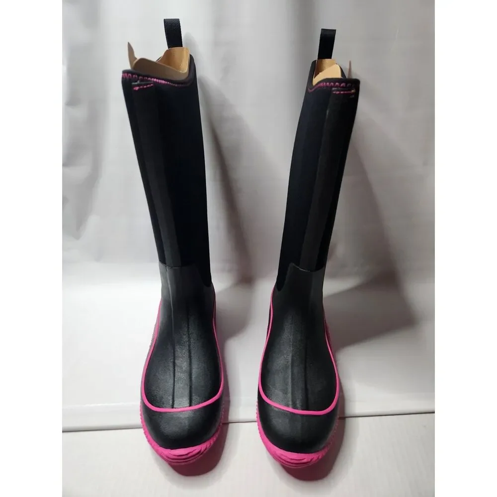 Muck Boot Company Women’s Hale Sporty Multi‑Season Boot Black/Hot Pink Size 11